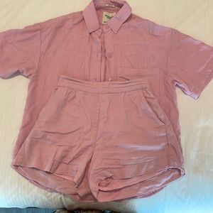 Abercrombie Linen Short Set